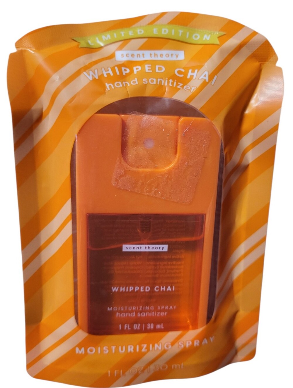 Scent Theory Whipped Chai Moisturizing Spray Hand Sanitizer - Orange